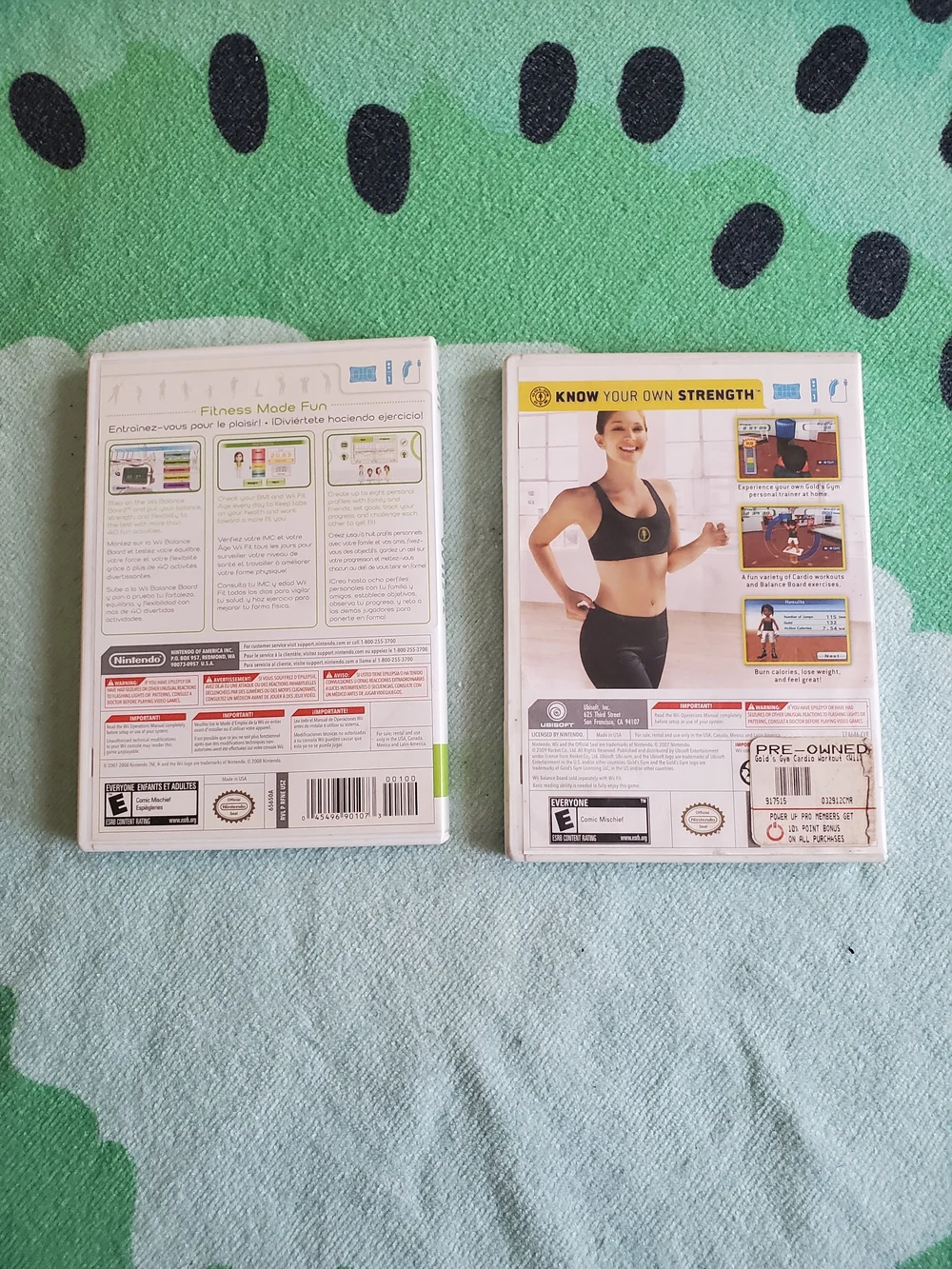 Nintendo Wii Fit & Gold's Gym Cardio Workout Games